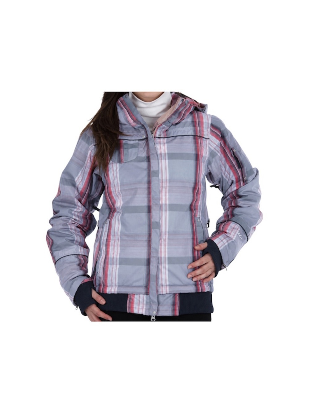 686 Acc Caliber Women’s Insulated Snowboard Ski Snow Jacket S Plaid